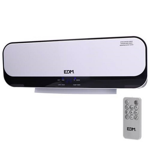 CALEFACTOR EDM 07188 CERAMICO PARED 1000/2000W